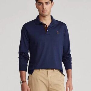 Ralph Lauren Men's Classic Fit Soft Cotton Long-Sleeve Polo Shirt